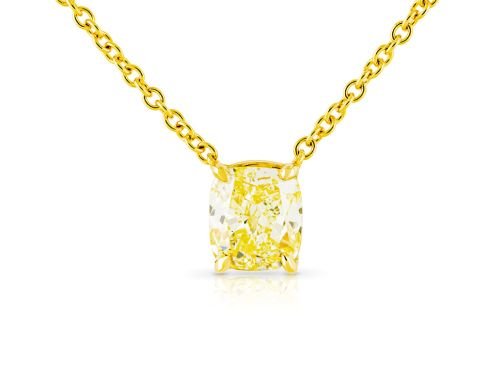 Fancy Yellow Diamond Pendant