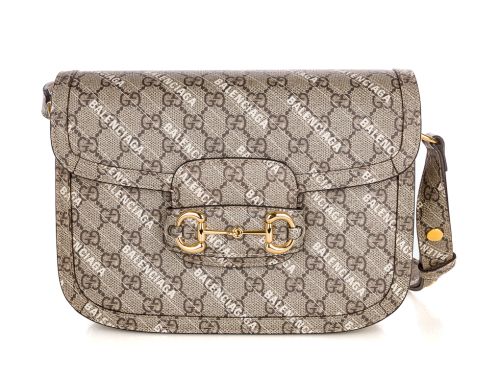 GUCCI x Balenciaga GG Supreme Canvas The Hacker Bagv (2)