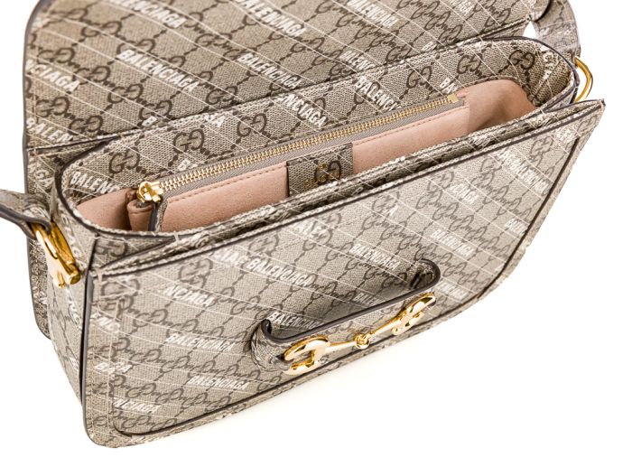 GUCCI x Balenciaga GG Supreme Canvas The Hacker Bag - Image 5