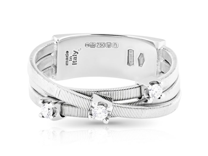 Marco Bicego Three Row Diamond Ring