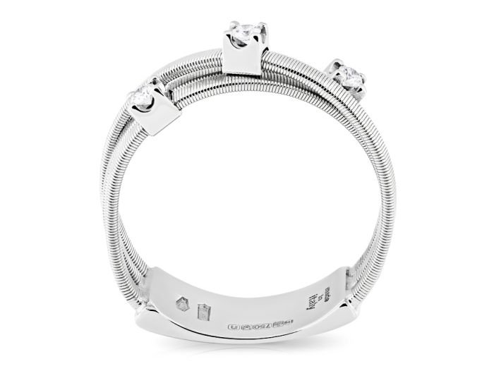 Marco Bicego Three Row Diamond Ring - Image 3