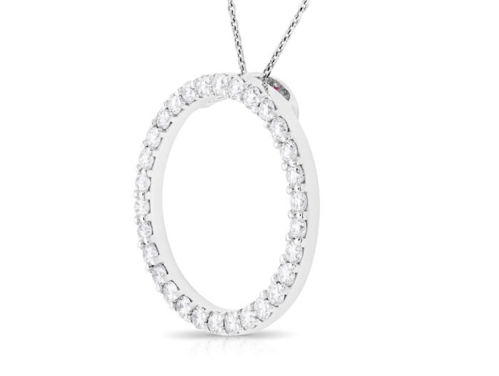 Circular Diamond Pendant - Image 2