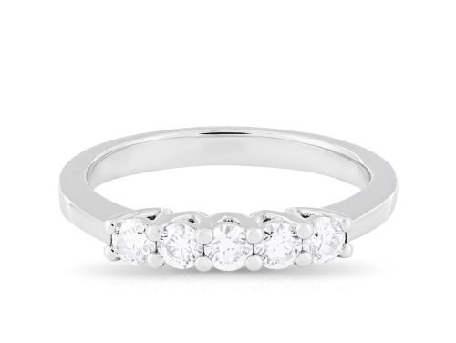 Five Diamond Stone Ring (1)