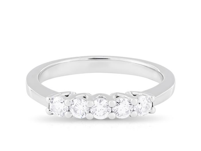 Five Diamond Stone Ring (1)