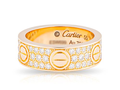 Cartier Diamond Love Wedding Band