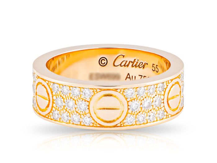 Cartier Diamond Love Wedding Band
