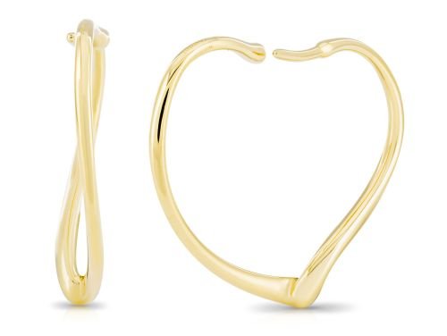 Tiffany Open Heart Earrings