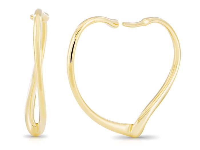 Tiffany Open Heart Earrings