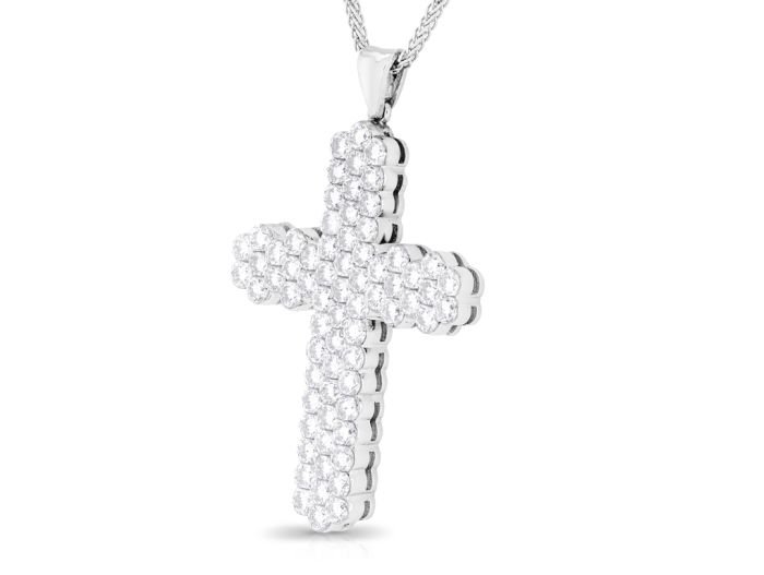 Diamond Cross Necklace - Image 3