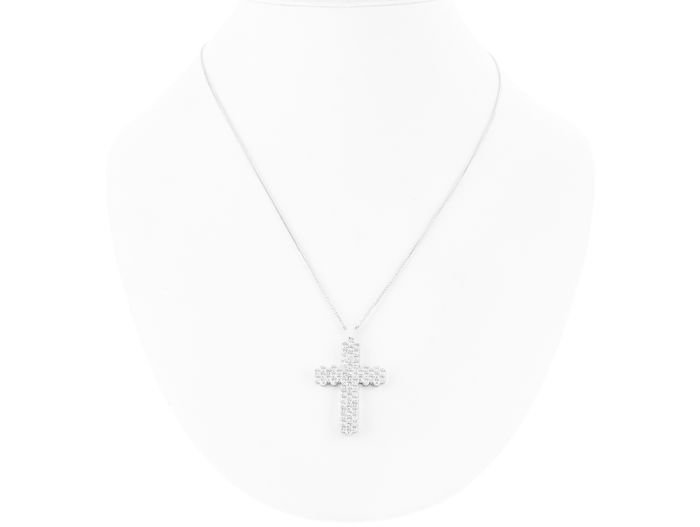 Diamond Cross Necklace - Image 2