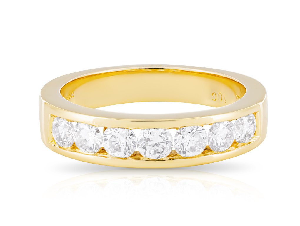 Half Eternity Diamond Ring