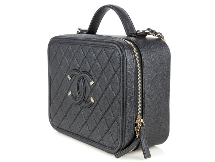 Chanel Filigree CC Vanity Case - Image 2