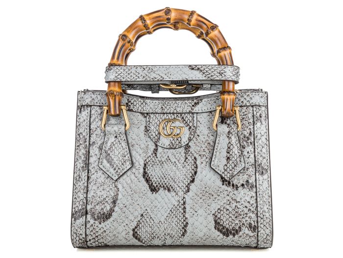 Gucci Diana Mini Anaconda Tote Bag
