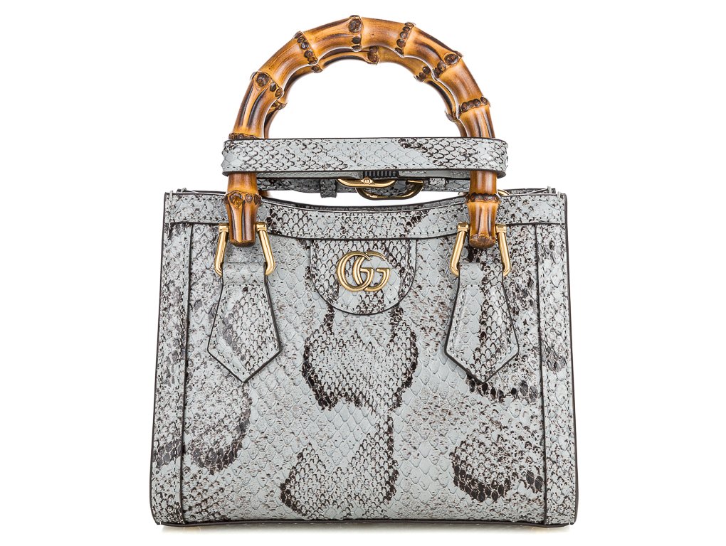 Gucci Diana Mini Anaconda Tote Bag