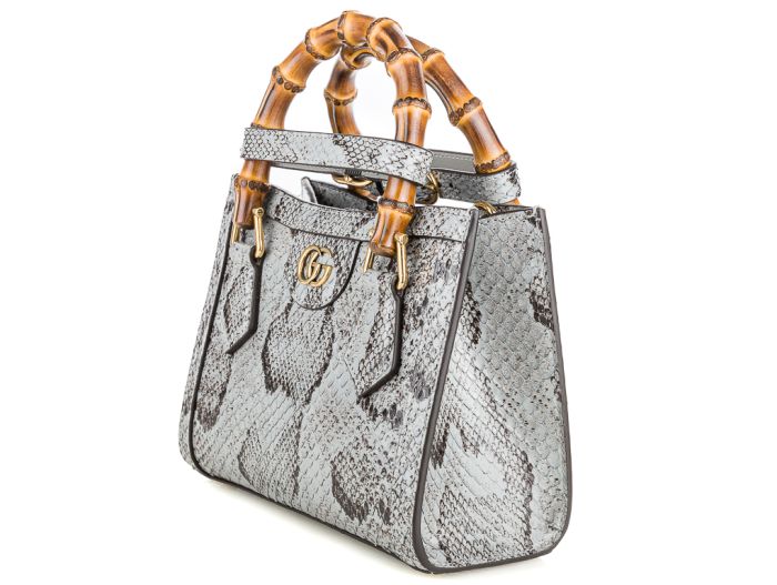Gucci Diana Mini Anaconda Tote Bag - Image 2