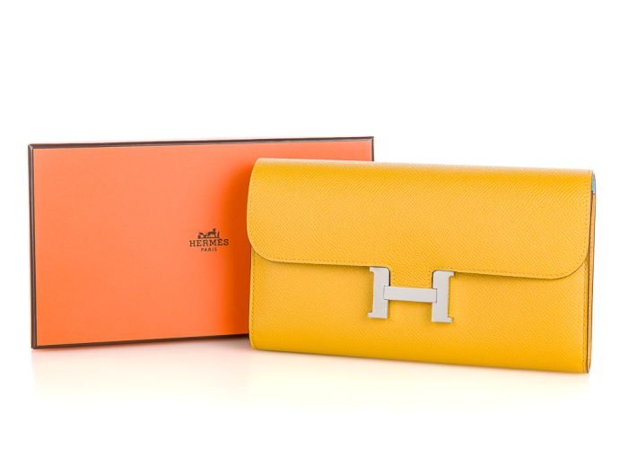 Hermes Soufre Epsom Constance Long Wallet (1)