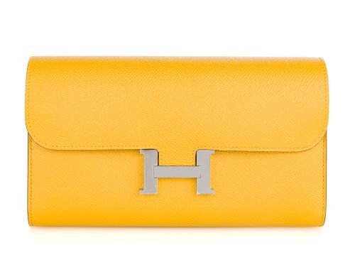Hermes Soufre Epsom Constance Long Wallet (2)