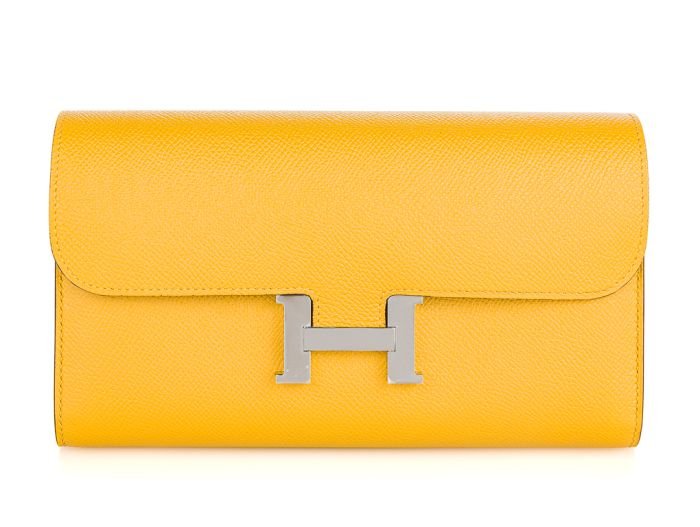 Hermes Soufre Epsom Constance Long Wallet (2)