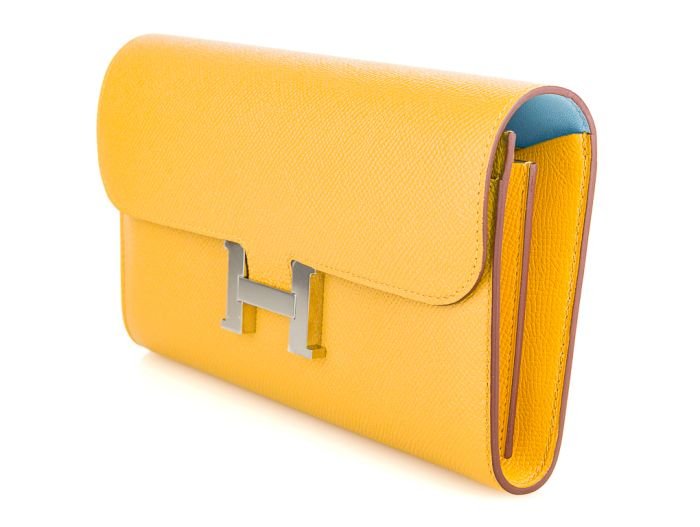Hermes Soufre Epsom Constance Long Wallet - Image 2