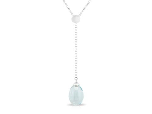 Tiffany Aquamarine Drop Pendant Necklace (3)
