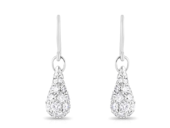 Tiffany & Co Elsa Peretti Diamond Teardrop Earrings (1)