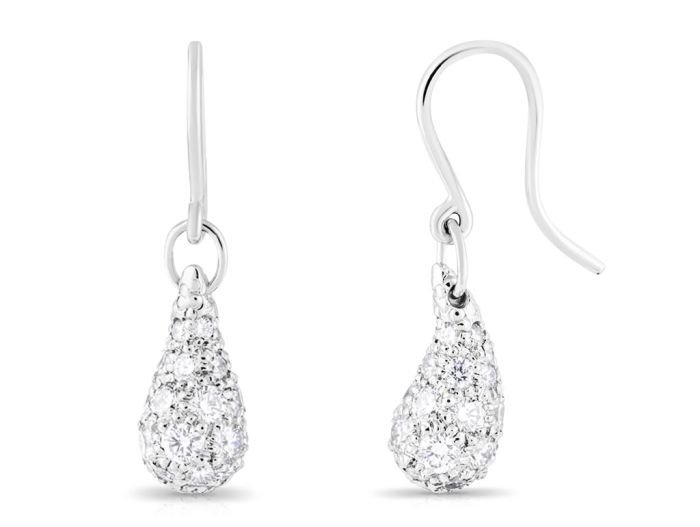 Tiffany & Co Elsa Peretti Diamond Teardrop Earrings - Image 2