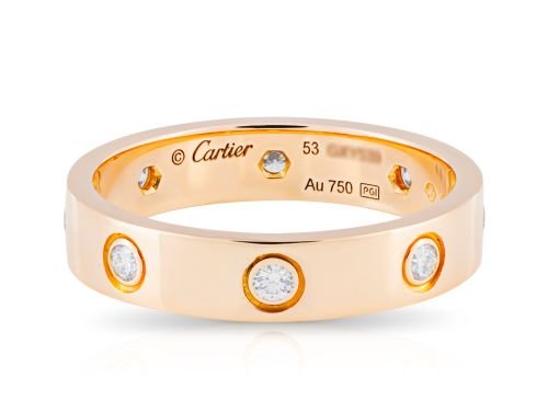 Cartier Love Diamond Ring 53