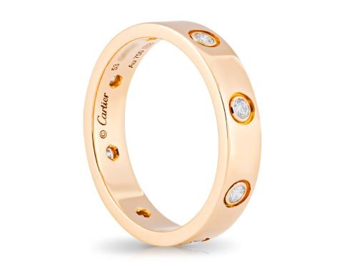 Cartier Love Diamond Ring 53