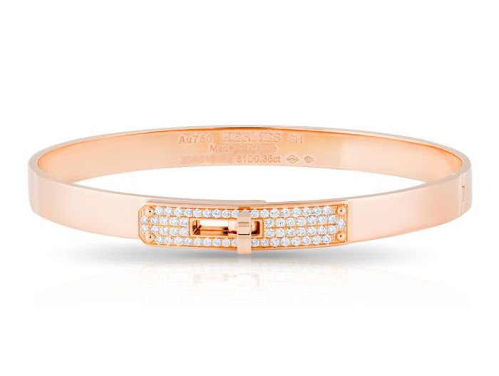 Hermes Diamond Kelly Bracelet