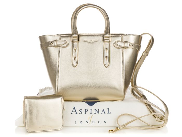 Aspinal of London Marylebone Mini Tote Bag (8)