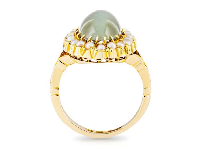 Cat's Eye and Pear Ring (3)