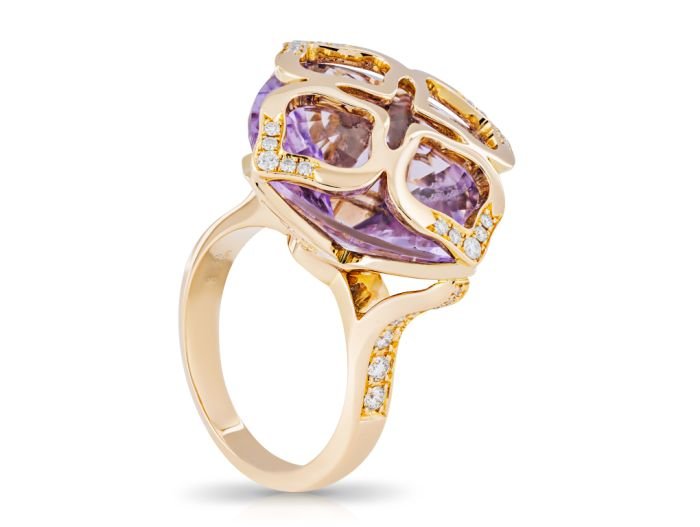 Chopard Imperiale Amethyst Diamond Ring - Image 2