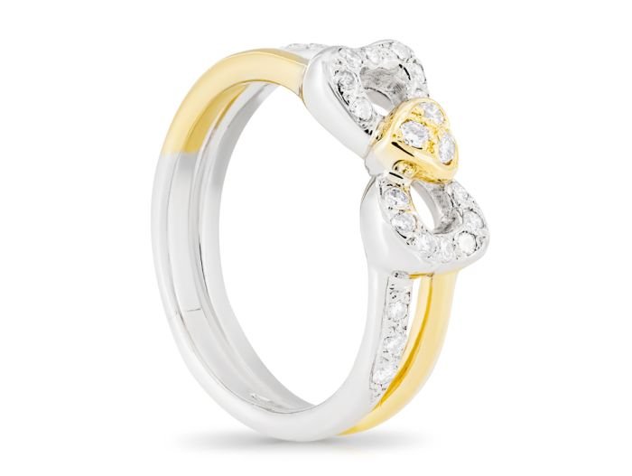 Diamond Bow Ring - Image 2
