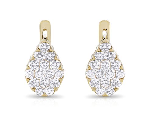 Diamond Raindrop Earrings (1)