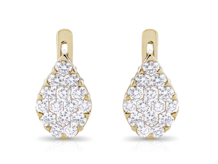 Diamond Raindrop Earrings (1)