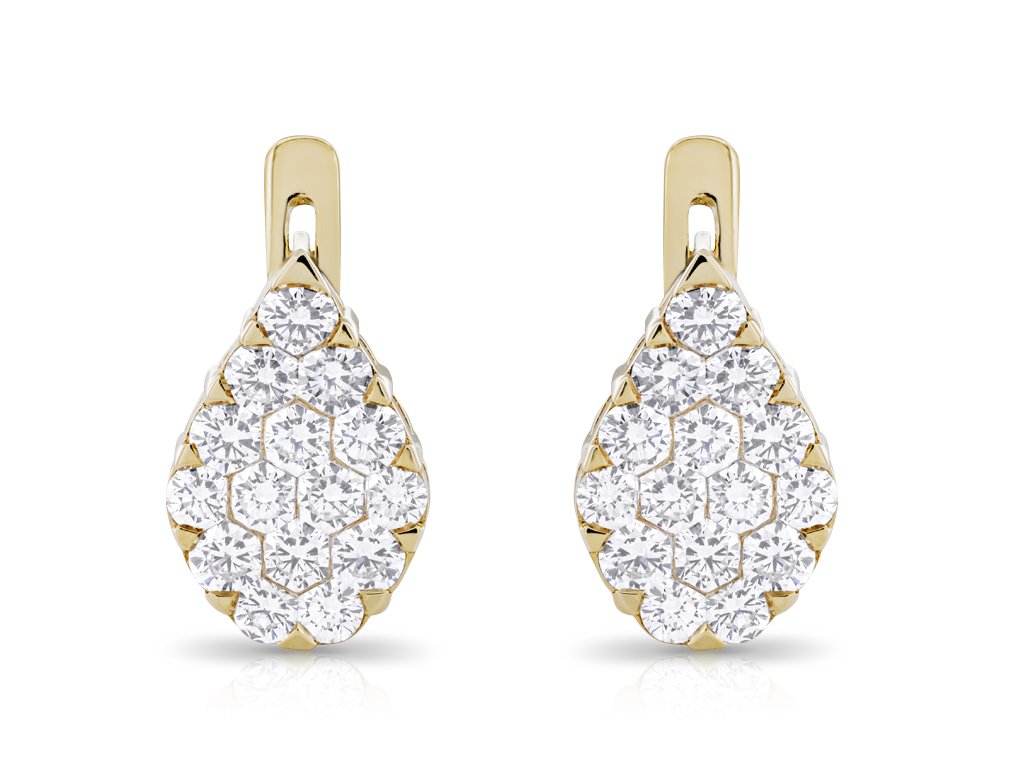 Diamond Raindrop Earrings (1)