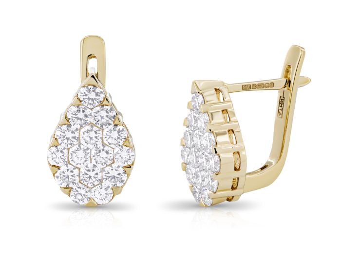 Diamond Raindrop Earrings (2)
