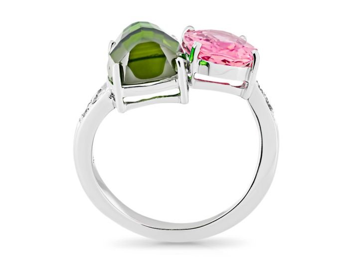 Gemstone and Diamond Ring - Image 3