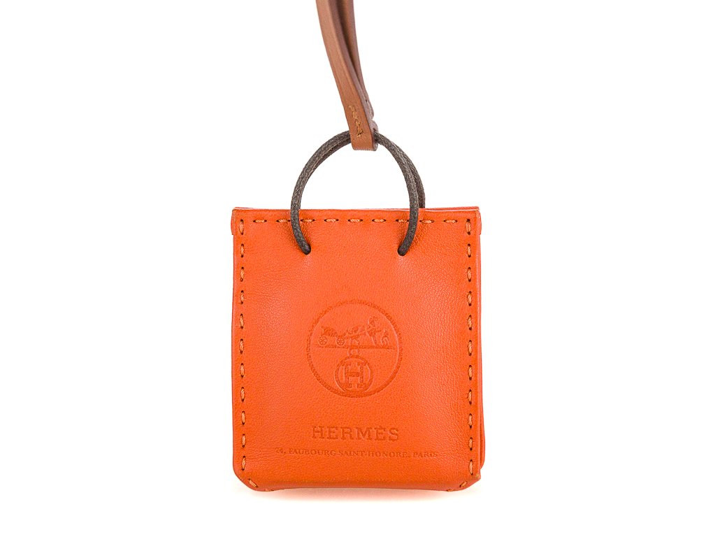 Hermes Shopping Bag Charm