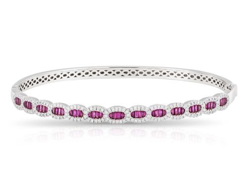 Ruby & Diamond Bangle (1)