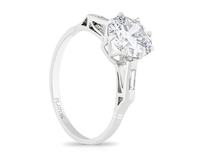 Solitaire Diamond Ring - Image 2