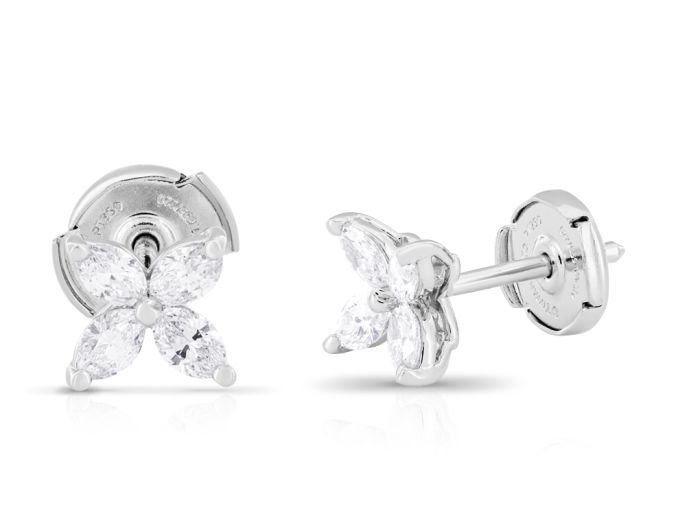 Tiffany & Co Victoria Small Diamond Earring - Image 2