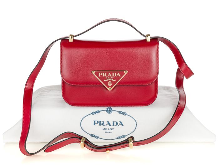 Prada Emblème Shoulder Bag