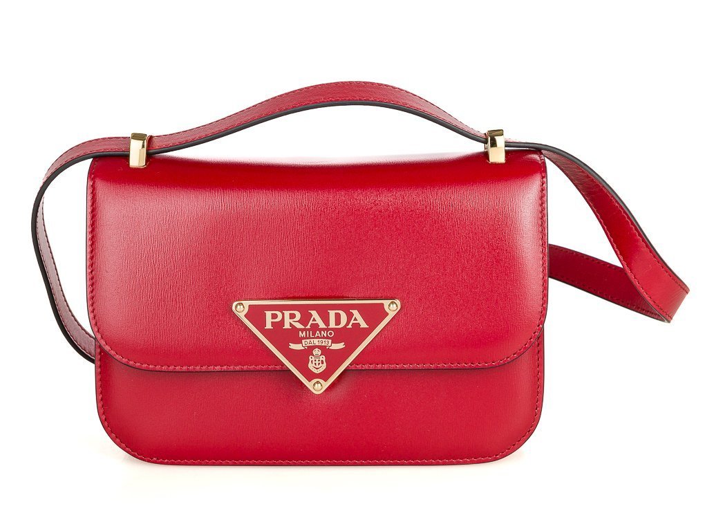 Prada Emblème Shoulder Bag