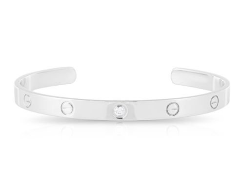 Cartier Diamond Cuff Love Bangle 20 (1)