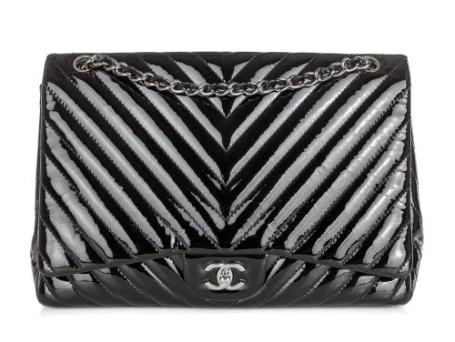 Chanel Classic Patent Single Maxi Flap Bag (2)