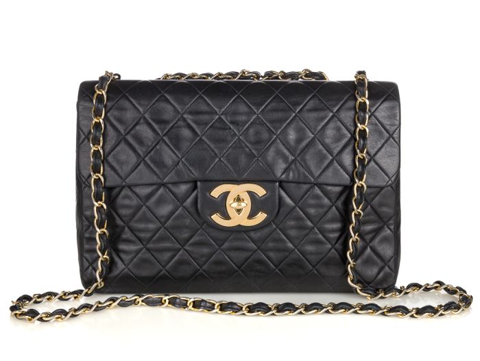 Chanel Vintage Single Maxi Flap Bag (1)