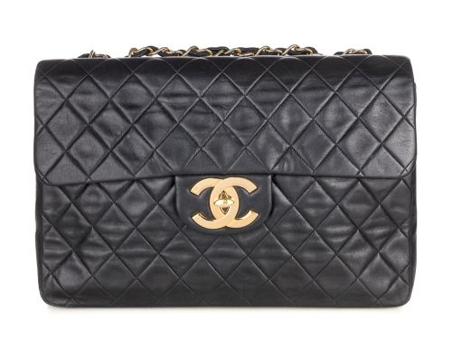 Chanel Vintage Single Maxi Flap Bag (2)