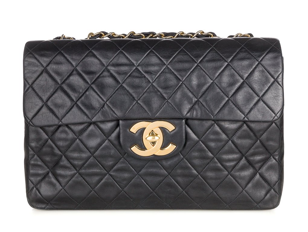 Chanel Vintage Single Maxi Flap Bag (2)
