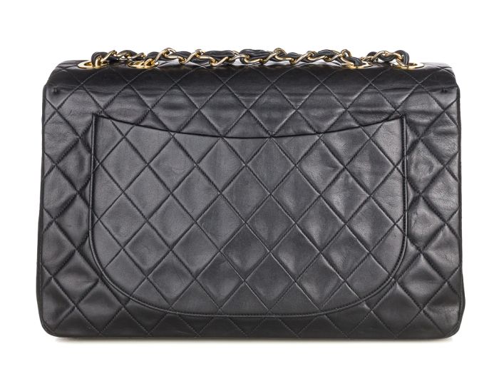 Chanel Vintage Single Maxi Jumbo Flap Bag - Image 3